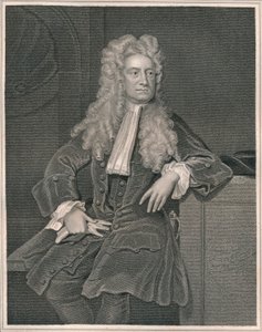 Sir Isaac Newton, c1700, begyndelsen af midten af det 19. århundrede.