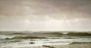 Langs kysten, 1870 af William Trost Richards