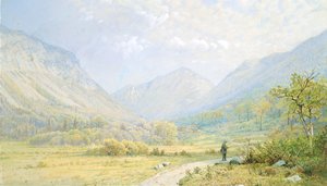 Franconia Notch, New Hampshire, 1872. af William Trost Richards