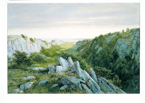 Fra paradis til skærsild, Newport af William Trost Richards