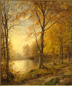 Sensommer af William Trost Richards