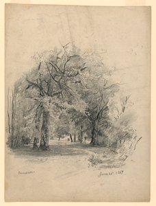 Landskab, Darmstadt, Tyskland af William Trost Richards