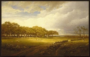 Gammel frugthave ved Newport af William Trost Richards