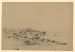 Undersøgelse af kysten, Rhode Island af William Trost Richards