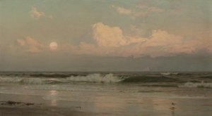 Månen i august af William Trost Richards