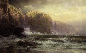 League Long Breakers tordner på revet af William Trost Richards