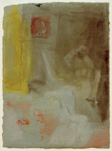 Et soveværelse med en kvindelig nøgen af Joseph Mallord William Turner