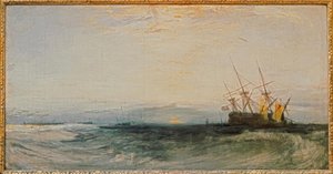 Et skib i jorden af Joseph Mallord William Turner