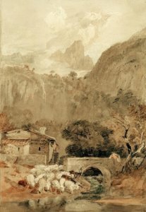 Aiguillette fra Cluse-dalen af Joseph Mallord William Turner