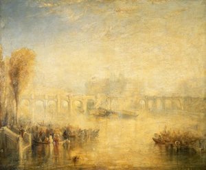 Udsigt over Pont Neuf i Paris af Joseph Mallord William Turner