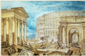 Antikviteter af Pola af Joseph Mallord William Turner