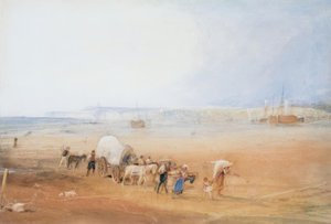 Strandscene på sydkysten af Joseph Mallord William Turner