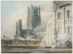Ely-katedralen fra sydøst af Joseph Mallord William Turner