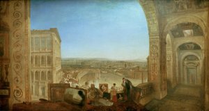 Rom, fra Vatikanet. Raffaelle akkompagneret af La Fornari af Joseph Mallord William Turner