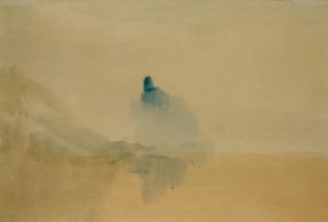 Slot på bredden af ​​en sø af Joseph Mallord William Turner