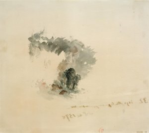 Hav, træer, figurer (?, til Campbell