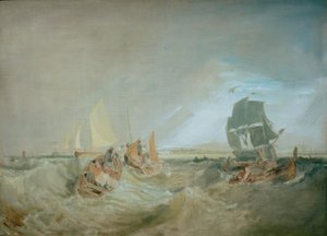 Forsendelse ved Themsens udmunding af Joseph Mallord William Turner