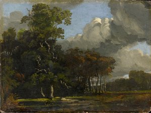 Skovlandskab, c1816-1820 af Joseph Mallord William Turner