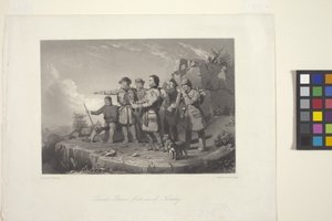 Daniel Boones første udsigt over Kentucky af William Tylee (after) Ranney
