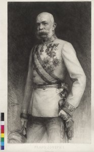 Franz Joseph I i gallauniform som feltmarskal af William Unger