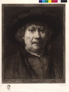 Selvportræt af Rembrandt af William Unger