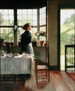 Det kunne have været (olie på lærred) af William Verplanck Birney
