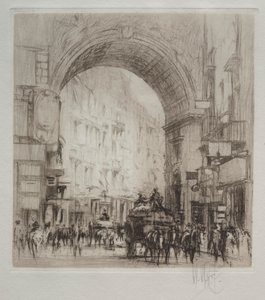 San Carlo Arch, Napoli af William Walcot