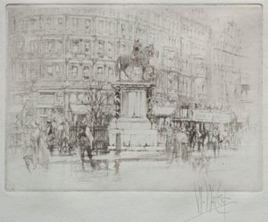 Charing Cross: Statuen af Charles I af William Walcot