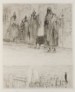 Herodias: Side 13, tetrarken blev ventet af adskillige galilæere, skriftlærdes mester, chefen for landforvalteren, lederen af saltminerne og en jøde fra Babylon, der kommanderede sine tropper på hest af William Walcot