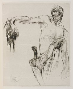 Herodias: Side 53, Hovedet kom ind og mannaeus holdt det i håret, i armslængde, stolt af bifaldet af William Walcot