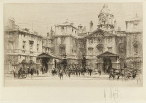 London Set: Horseguards af William Walcot