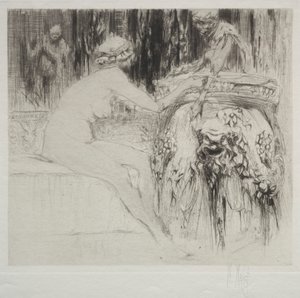 Bacchanten og den unge faun af William Walcot