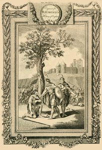 Kong Athelstan redder sin fars, Edward den Ældres liv..., c1786.