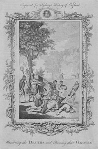 At myrde druiderne og brænde deres lunde, 1773.