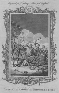Richard III dræbt i Bosworth-Field, 1773.
