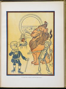 "Jeg blev klog, ja," sagde fugleskræmselen. af William Wallace Denslow