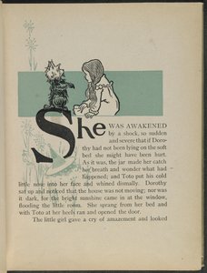 Illustration fra "Den vidunderlige troldmand fra Oz" af Lyman Frank Baum af William Wallace Denslow