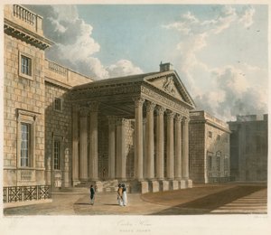 Carlton House, London, nordvendt af William Westall