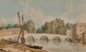 Maidstone Bridge af William Westall