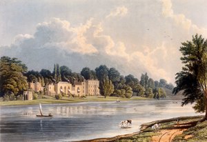 Pavens villa i Twickenham, 1828 af William Westall