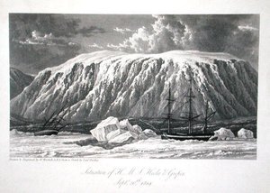 Situationen for H.M.S. Hecla & Griper, 20. september 1819, fra 