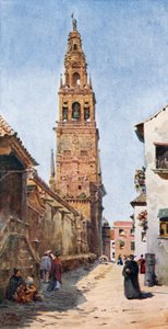 Cordoba, Campanario Tower (farve litho)
