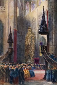 Orviedo, i katedralen (farve litho)