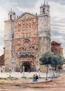 Valladolid, St. Paul (farvefoto) af William Wiehe Collins