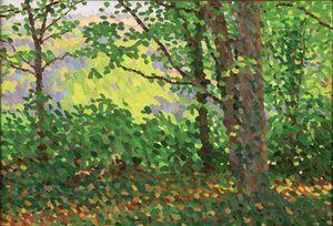 Septemberaften, 2010 (Olie på lærred)