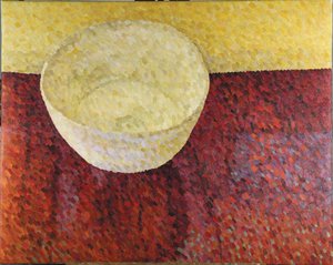 Still Life, Lucie Rie Bowl, 2013 (Olie på lærred)