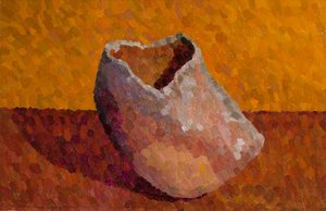 Still Life, Suemono, 2019 (olie på lærred) af William Wilkins