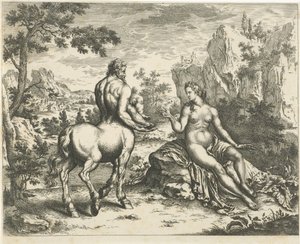 Ocyrhoe forudsiger Chirons og Asclepius