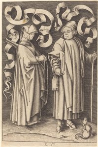 Kirkegængerne af William Young Ottley after Israhel van Meckenem