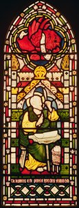 St. Mark, ca. 1870 (farvet glas)